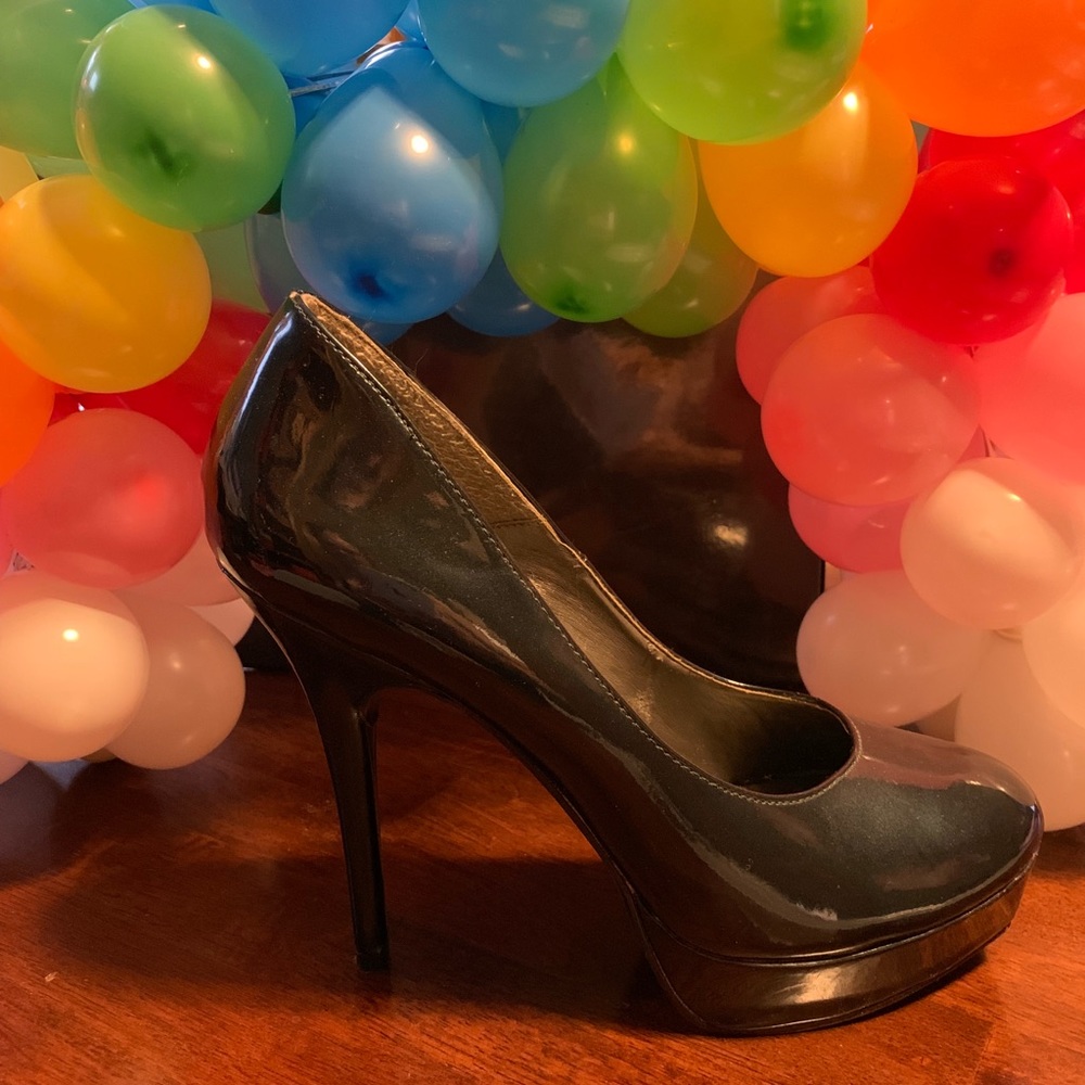 🎉Teal Patent leather High Heel Shoe